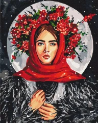 Картина за номерами Душа української зими © Каріна Зіміна 40x50 Brushme
