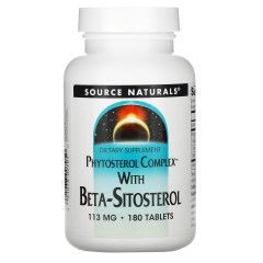 Комплекс фітостеролів з бета ситостеролом Source Naturals (Phytosterol) 113 мг 180 таблеток