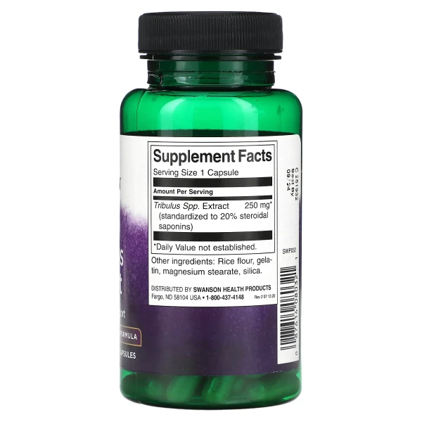 Swanson, екстракт якорців, Mega Tribulus, 250 мг, 60 капсул
