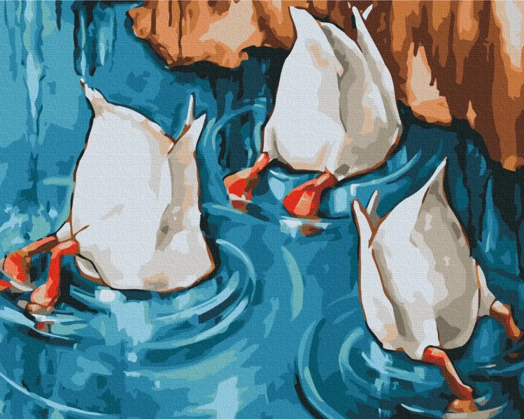 Картина за номерами Гусячі лапки © ANNART  Brushme 48x60