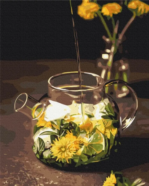 Премиум картина по номерам Для чашки покоя ©Halyna Vitiuk Brushme 40x50