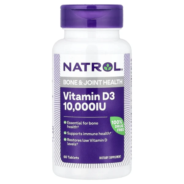 Витамин D3 Natrol (Vitamin D3) 10000 МЕ 60 таблеток