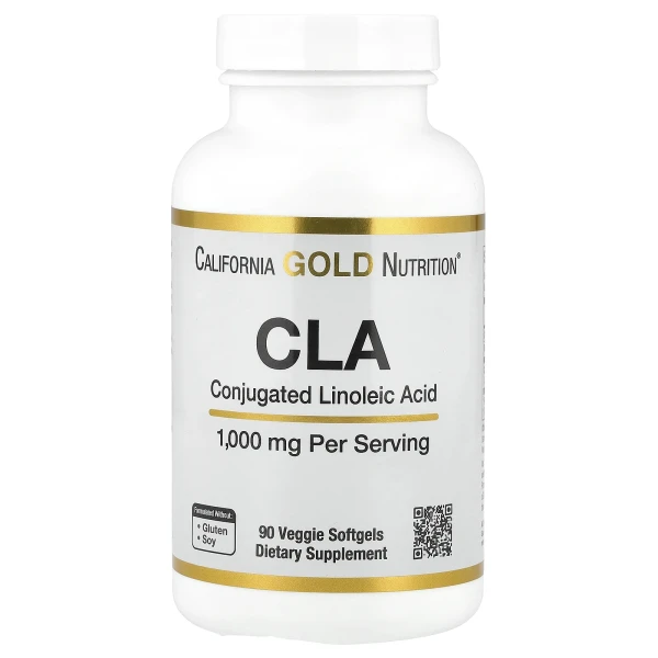 Конъюгированная линолевая кислота California Gold Nutrition (CLA) 1000 мг 90 капсул