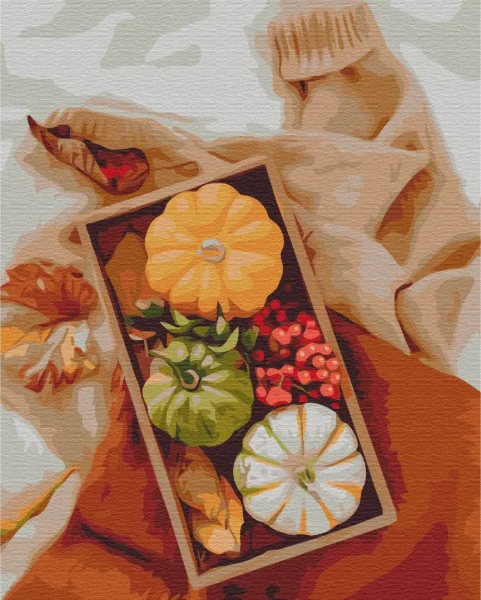 Картина за номерами Осінній дарунок  Brushme 40x50