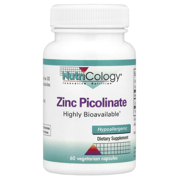 Цинк Піколінат Nutricology (Zinc Picolinate) 25 мг 60 капсул