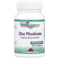 Цинк Піколінат Nutricology (Zinc Picolinate) 25 мг 60 капсул
