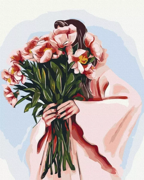 Картина за номерами Весняний образ © Alla Berezovska 40x50 Brushme