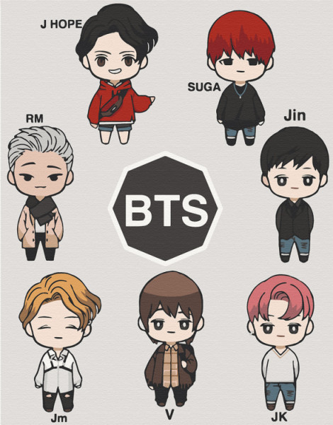 Картина за номерами LOL BTS 40x50 см Art Craft