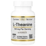 California Gold Nutrition, L-теанін, з AlphaWave®, 100 мг, 60 рослинних капсул