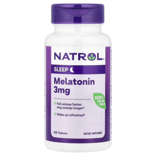 Мелатонін Natrol (Melatonin) 3 мг 120 таблеток
