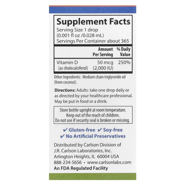 Вітамін D3 (Vitamin D3) 2000 МО 10,3 мл рідина