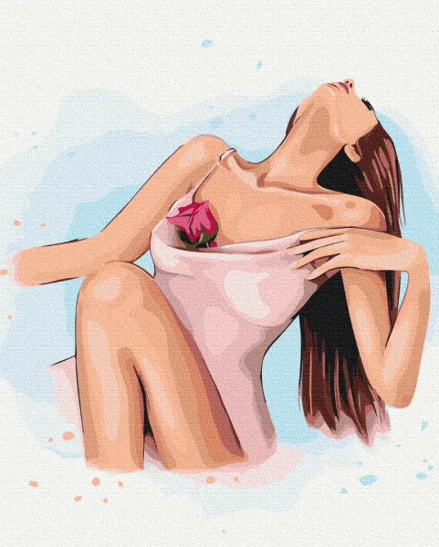 Преміум картина за номерами Ніжний дотик © Alla Berezovska Brushme 40x50