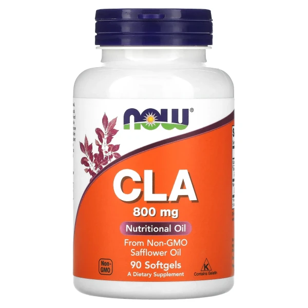 Кон'югована лінолева кислота Now Foods (CLA) 800 мг 90 капсул