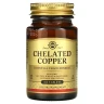 Мідь Solgar (Chelated Copper) 2.5 мг 100 таблеток