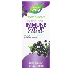 Сироп бузини для підтримки імунітету Nature's Way (Sambucus Elderberry Immune Syrup) 120 мл