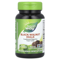 Чорний горіх Nature's Way (Black Walnut) 500 мг 100 капсул