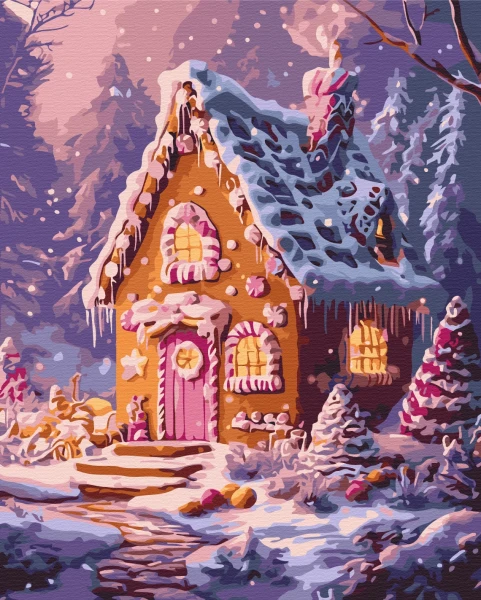 Картина за номерами Солодка зима 40x50 Brushme