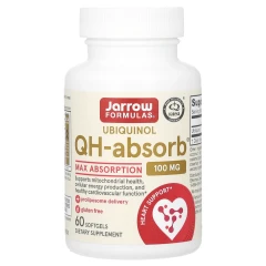Убіхінол максимальне поглинання Jarrow Formulas (Ubiquinol QH-Absorb) 100 мг 60 капсул
