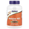 Бетаїну гідрохлорид Now Foods (Betaine HCL) 648 мг 120 капсул