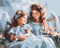 Картина по номерам Ангелы Brushme 48x60