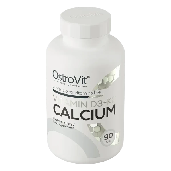 Вітамін D3+K2 Ostrovit + Кальцій Vitamin D3+K2 Calcium 90 таблеток