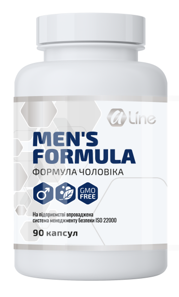 Формула Чоловіка A-line для підтримки функцій простати 90 капсул