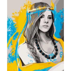 Картина за номерами Я - Українка 40x50 см Art Craft
