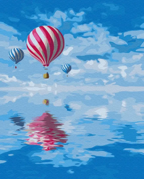 Картина за номерами Віддзеркалення куль  Brushme 48x60