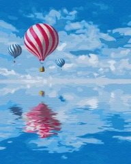 Картина по номерам Отражение шаров Brushme 48x60