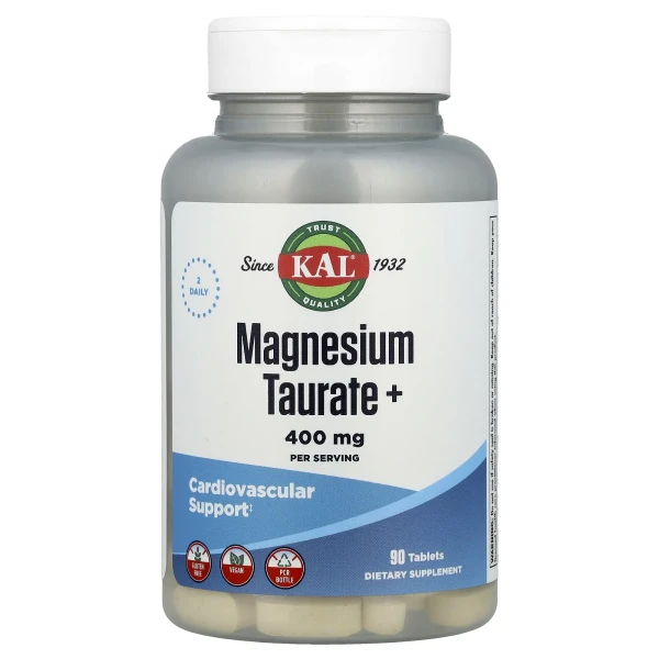 Таурат магнію + KAL (Magnesium Taurate+) 400 мг 90 таблеток