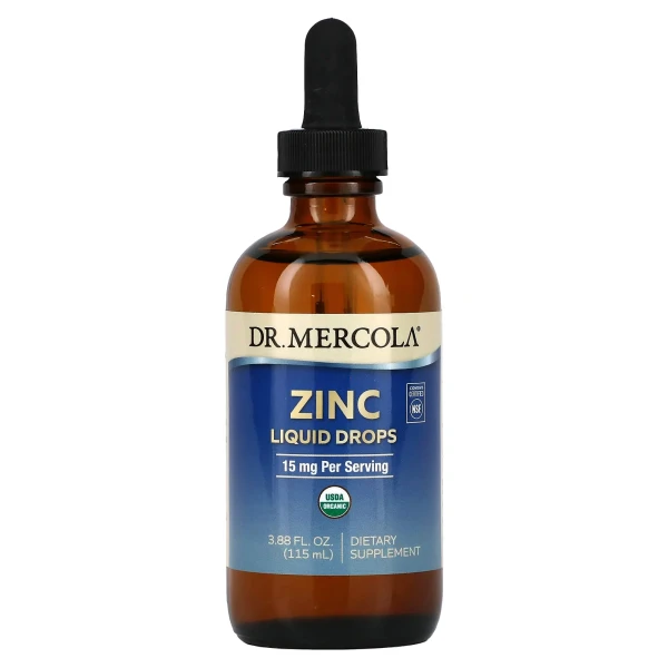 Цинк у рідкій формі Dr. Mercola (Zinc) 15 мг 115 мл