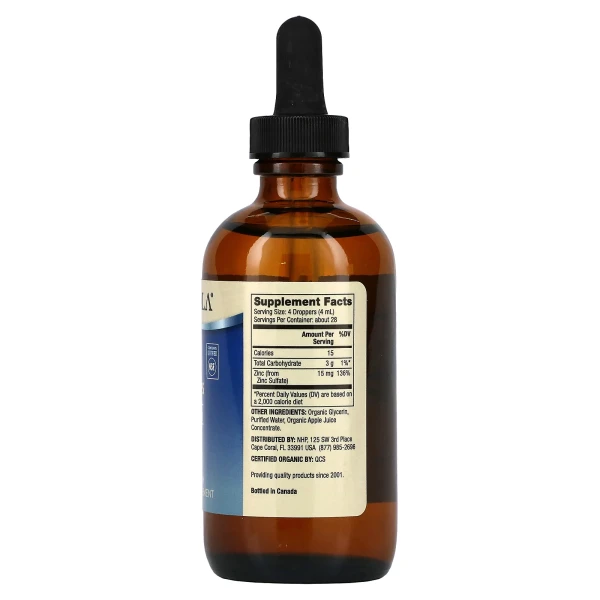 Цинк у рідкій формі Dr. Mercola (Zinc) 15 мг 115 мл