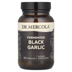 Чорний часник ферментований Dr. Mercola (Black Garlic) 60 капсул