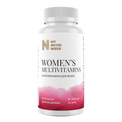 Мультивітаміни для жінок, Women's Multivitamins, My Nutri Week, 90 капсул
