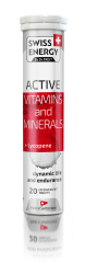Вітаміни та мінерали з лікопіном, ACTIVE Vitamins and Minerals + Lycopene CH, Swiss Energy, 20 шипучих таблеток
