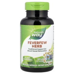 Пиретрум Nature's Way (Feverfew) 380 мг 180 веганских капсул