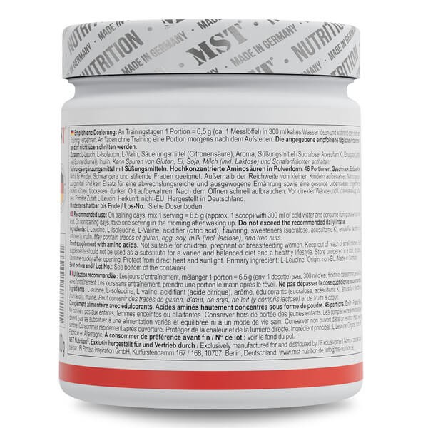 BCAA Zero MST Nutrition (BCAA Zero) 300 г со вкусом вишни