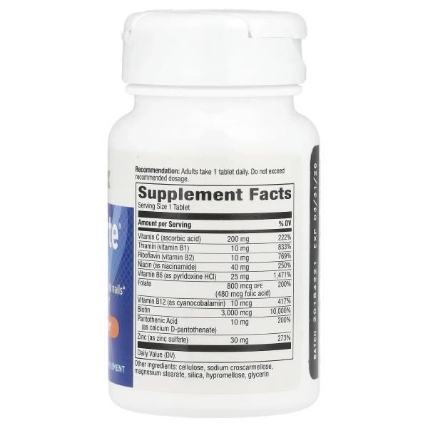 Біотин форте з цинком Nature's Way (Biotin Forte with Zinc) 3 мг 60 таблеток