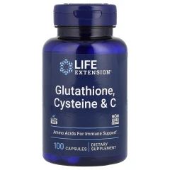 Глутатіон, Цистеїн та Вітамін С (Glutathione, Cysteine, Vitamin C) 100 капсул