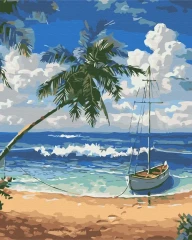 Картина за номерами Райський острів  Brushme 48x60