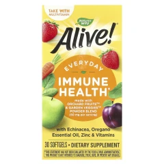 Мультивітаміни для імунітету Nature's Way (Alive! Immune health) 30 капсул