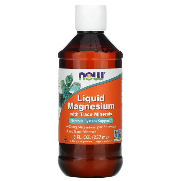 Рідкий магній Now Foods (Magnesium with Trace Minerals) 237 мл