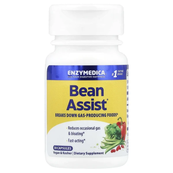 Фермент для травлення складних вуглеводів Enzymedica (BeanAssist) 30 капсул