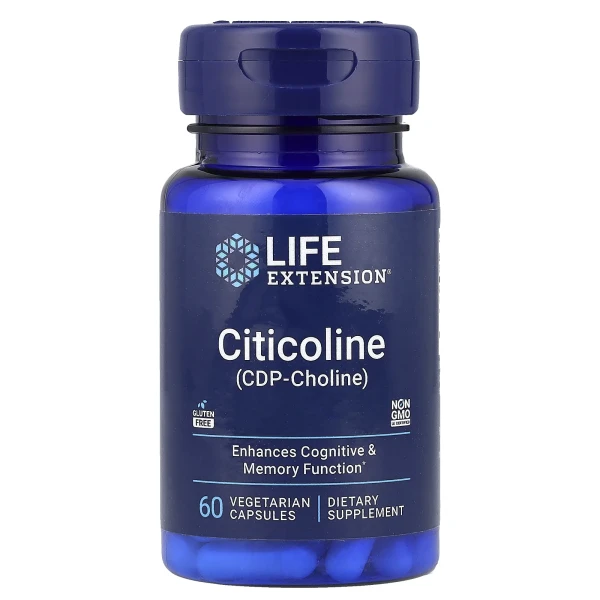 Цитиколін Life Extension (Citicoline) 250 мг 60 капсул