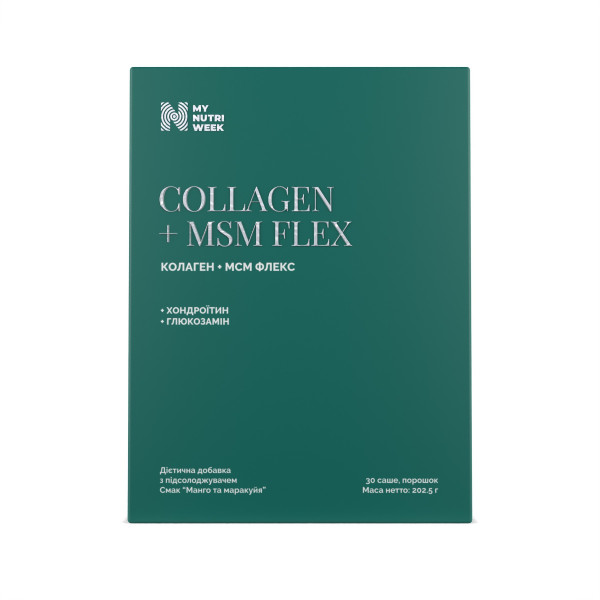 Коллаген+МСМ Флекс My Nutri Week (Collagen+MSM Flex) 30 саше (202,5 г)