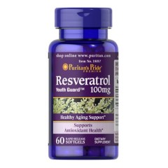 Ресвератрол 100 мг Puritan's Pride (Resveratrol) 60 рідких капсул