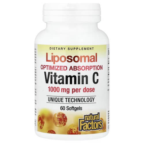 Липосомальный витамин C60 жидких капсул Natural Factors (Liposomal Vitamin C)