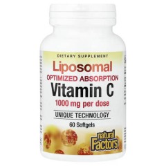 Липосомальный витамин C60 жидких капсул Natural Factors (Liposomal Vitamin C)