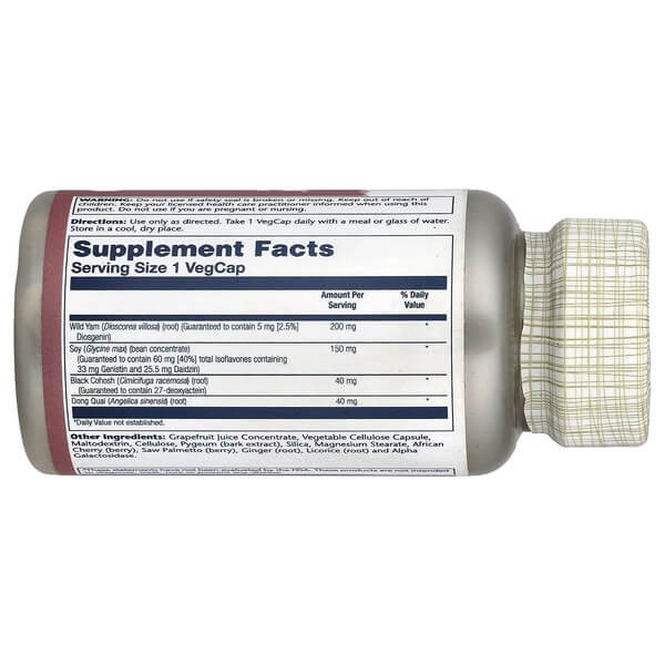 Фитоэстроген Solaray (Phytoestrogen) 30 растительных капсул