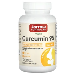 Екстракт куркуми Jarrow Formulas (Curcumin 95) 500 мг 120 веганських капсул